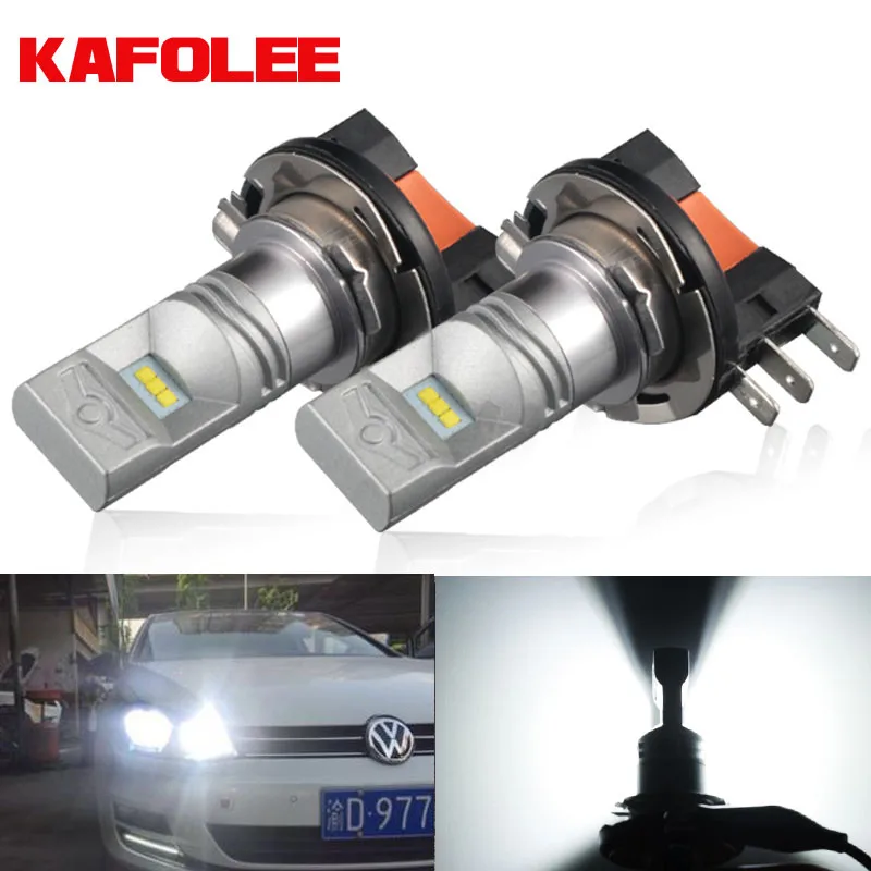 GZKAFOLEE H15 LED Headlight Bulb Led Lights For Car CSP Y19 Chips Auto DRL Daytime Running Lamps Led H15 6000K 3000 LM 12V 24V