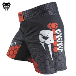 SOTF MMA Geometry Technology Snake Head Fitness Breathable boxing shorts Tiger Muay Thai mma shorts kickboxing fight pants sanda