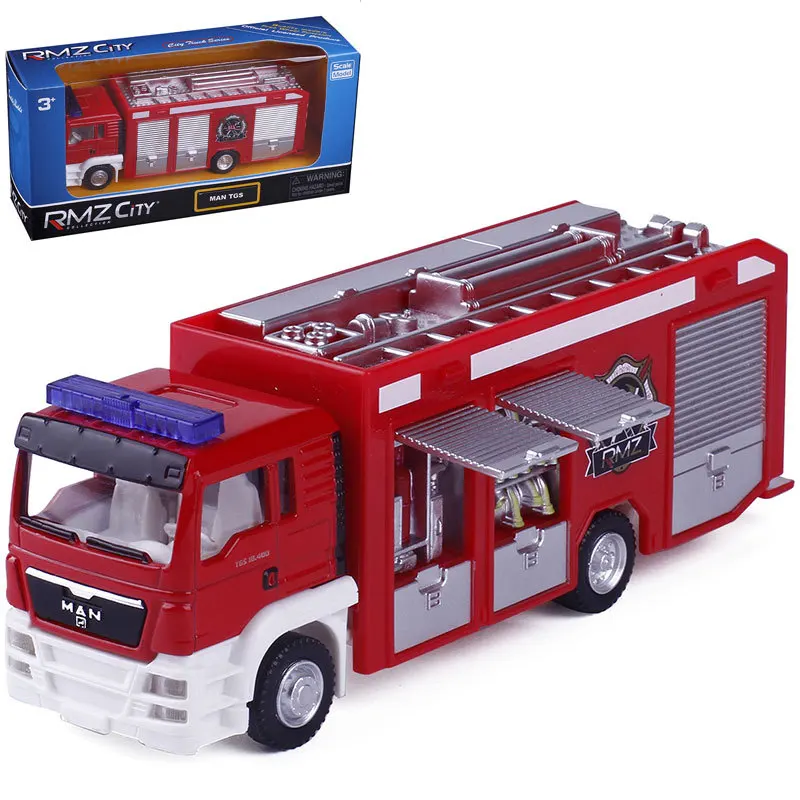 1:64 alloy Engineering vehicles,high simulation man Fire truck,Transport car toys,children\'s educational toy,free shipping