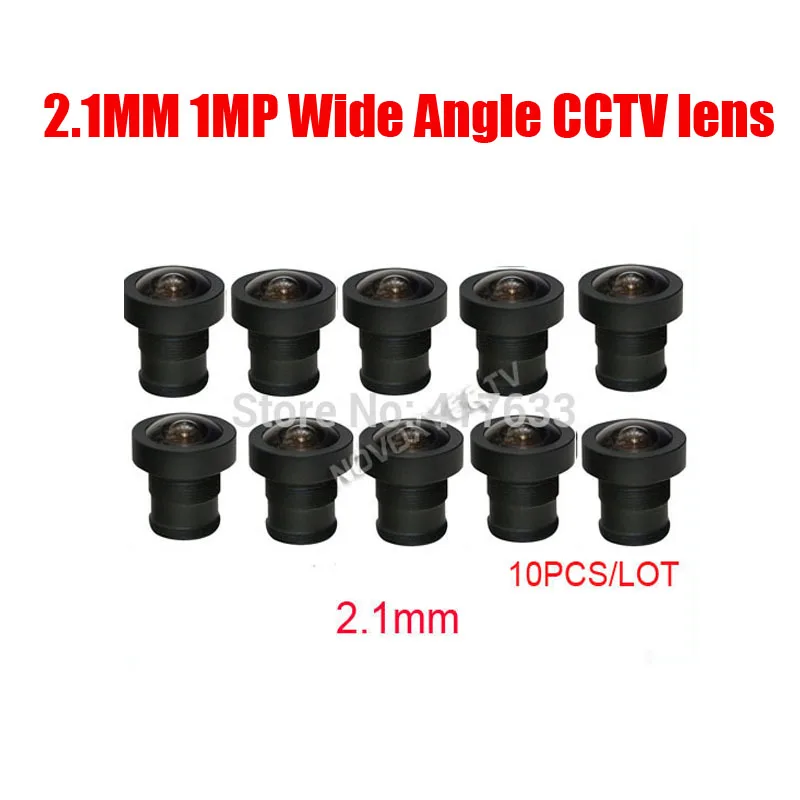 DIY 2.1mm 170 Degrees 1MP HD Wide Angle View CCTV Lens M12 Interface Mount For CCTV Analog / IP Camera Free Shipping