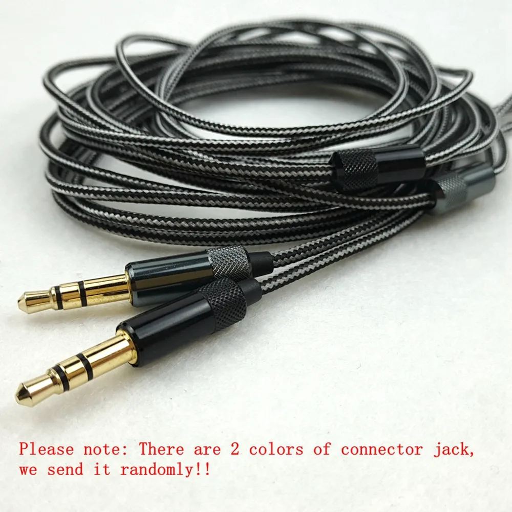 3.5mmジャック付きソフトイヤホンケーブル,交換用ワイヤー,ヘッドホンアクセサリー