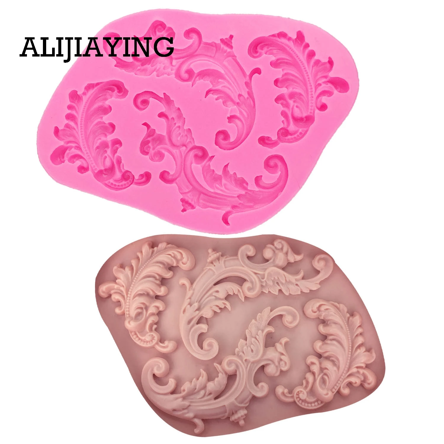 

M1339 Emboss vine Cake border Fondant Silicone Mold Sugar Craft Cake Decorating tools Clay DIY molds Safe-resin clay chocolate