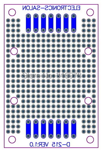 DIN 레일 마운팅 캐리어 하우징, 프로토 타입 보드 포함 PCB 크기 47.4x72mm