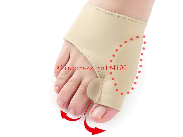 

Wholesale 200 pcs/lot Foot Pain Relief Hallux Valgus Big Toe Bunion Splint Straightener Corrector Foot Orthopedic