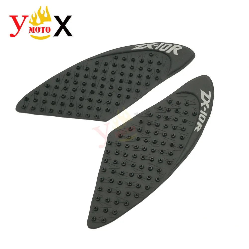 For Kawasaki ZX-10R ZX10R 2006 2007 06 07 Motorcycle Oil Fuel Gas Stickers Traction Pad Knee Grips Rubber Tank Side Decals