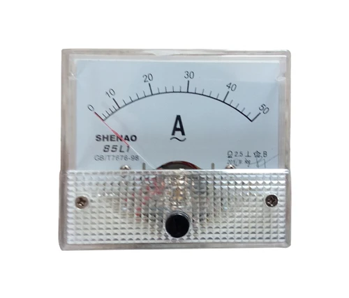 Free shipping 85L1 series 0-50A  AC Ammeter ampere meter generator voltmeter 64x56mm suit for all the generator