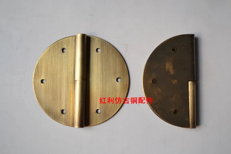 [bonus] pure copper copper fittings classical antique furniture hinge hinge / /7cm bookcase, wardrobe.