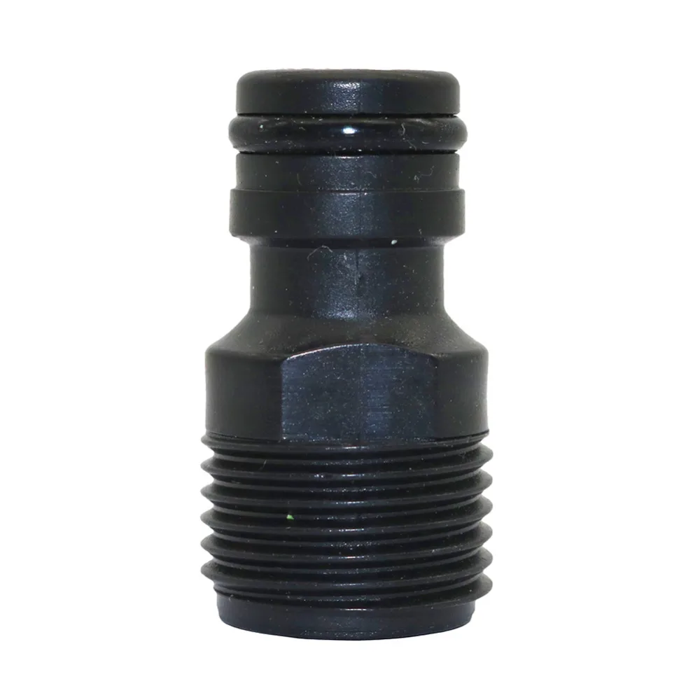 

Garden Male Nipple Connector 1/2" Threaded Tube Faucet Adapter Water Gun Fitting Plastic Pipe Drip Irrigation Fittings 6 Pcs