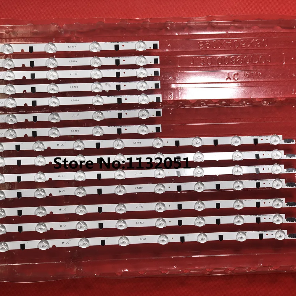 Tira de luces LED, accesorio para UE42F5000AK UE42F5070 UE42F5300 UE42F5370 UE42F5500 UE42F6400 D2GE-420SCB-R3 2013SVS42F R 5 L 9