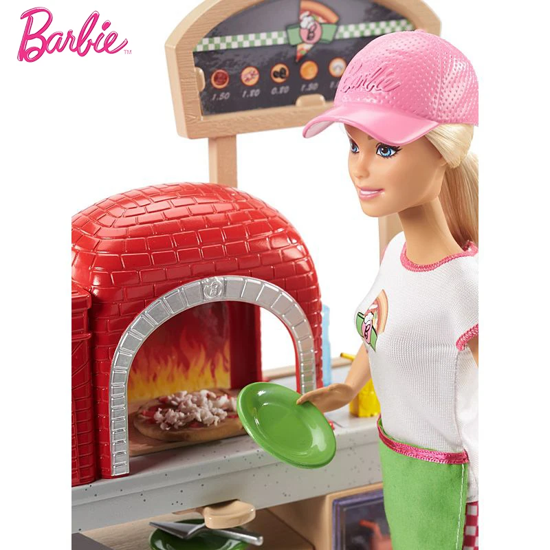 New Original Barbie  Doll Pizza Making Fun  Dolls The Girlbrinquedos Gift Boneca GirlsToys Baby Doll Girl Toys for Kids Children