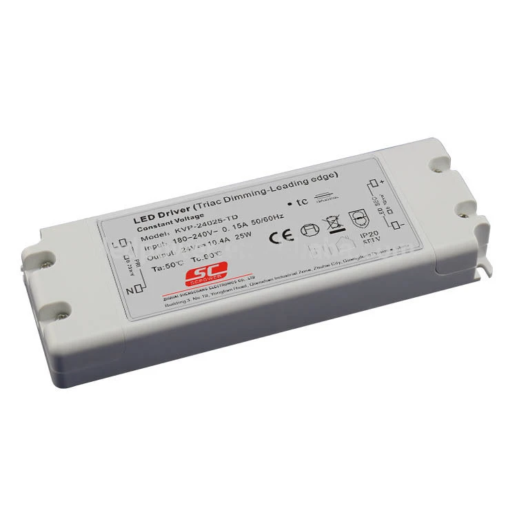 

PWM output 24V 25W Triac dimmable led driver AC 220v to 12v power supply 24V LED Lighting Transformers,AC90~130V/180-250V input