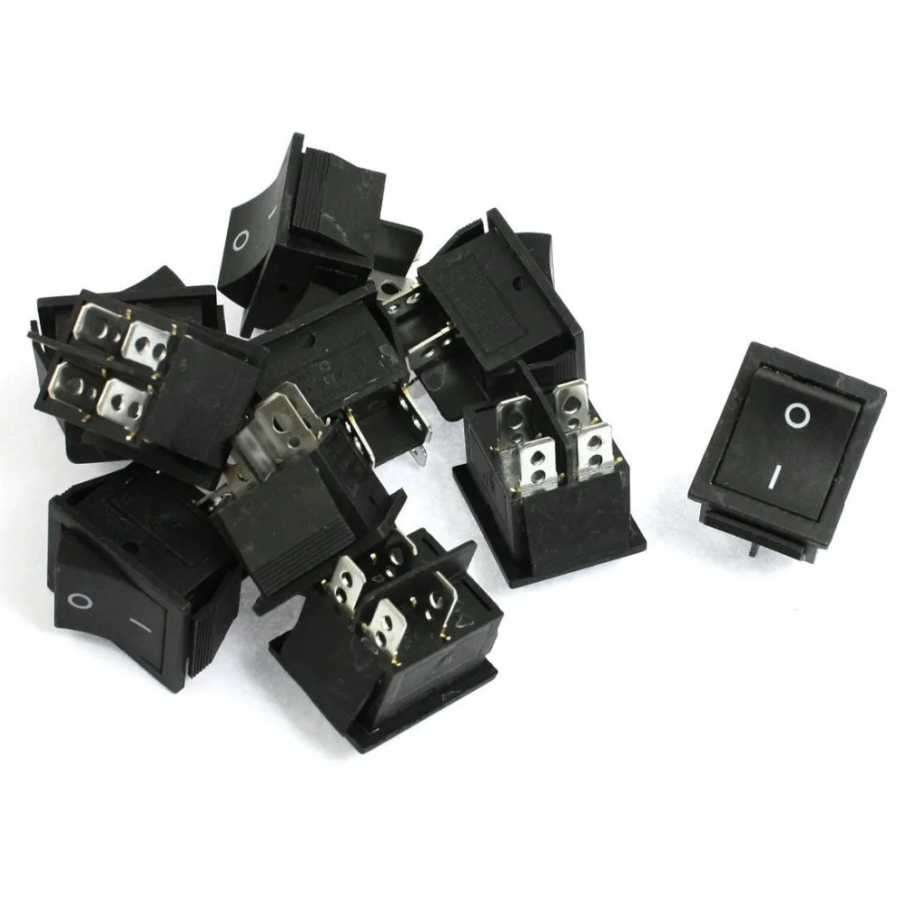 

50 x DPST ON-OFF 4 Pin Rocker Boat Switches 16A/250V 20A/125V