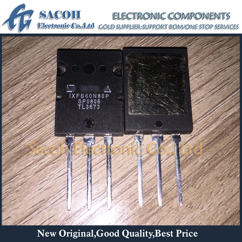 

Refurbished Original 1Pcs/Lot IXFB60N80P IXFB60N80 60N80 TO-264MAX 60A 800V Power MOSFET Transistor