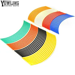 For 200 250 390 690 990 RC Colorful motorcycles wheel stickers Reflective Rim moto Stripe Tape