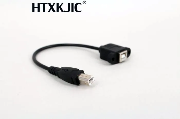 High Quality USB B Male to Female Printing Cable Printer Scanner Extension Cord Panel Mount Extend Cable