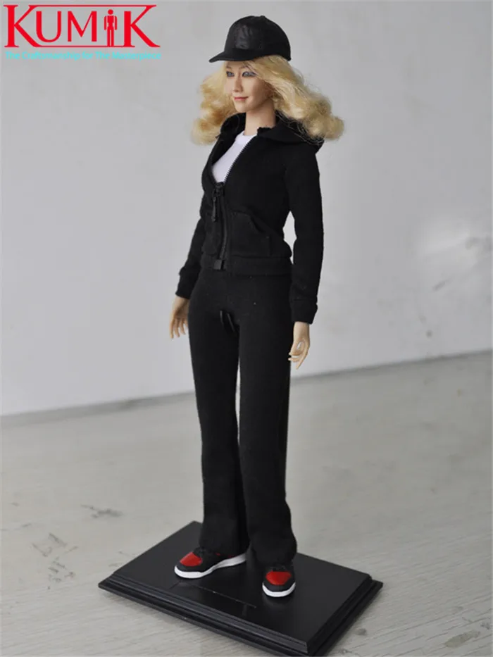 1/6 scale figure doll clothes female Sportswear suit for 12