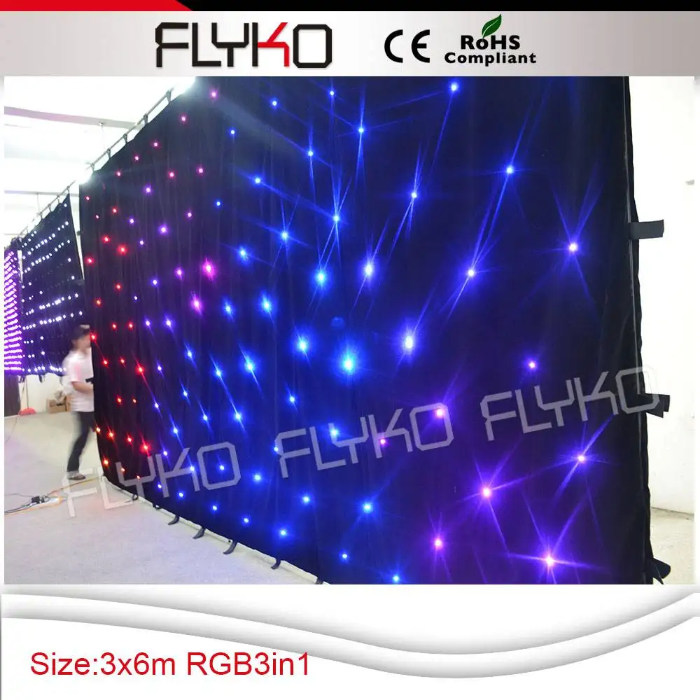 

Free Shipping Star cloth led star black cloth or led white cloth