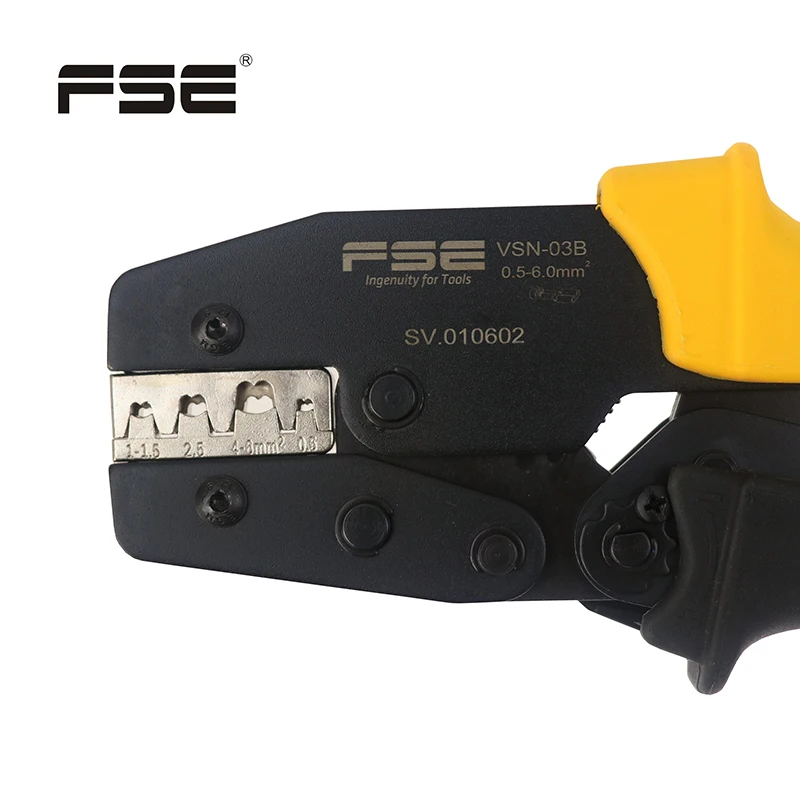 FSE Crimper Crimping Tool Cable Cutter VSN-03B Pliers Tools Set Crimp Wire 0.25-6mm 23-10AWG Stripper Plier