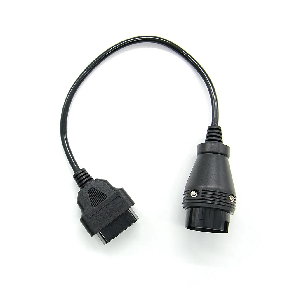 Para Mercedes Benz MB 38Pin a OBD2 OBDII 16 Pin diagnóstico adaptador conectores Cable