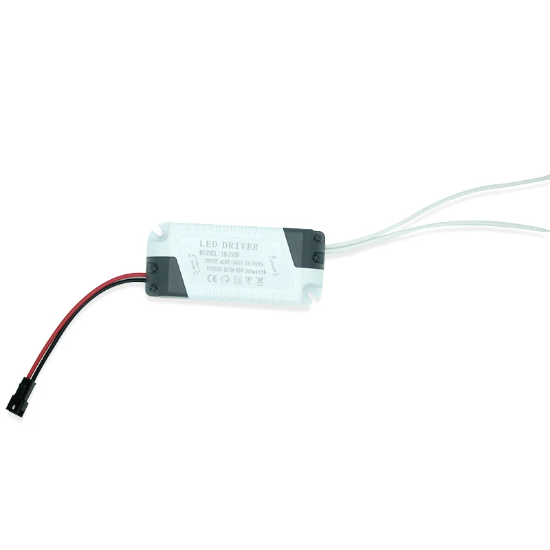 4-24W Safe Plastic Shell LED Driver Input AC90-265V Light Transformer Constant Current 300mA Power Supply Adapter for Led Lamps