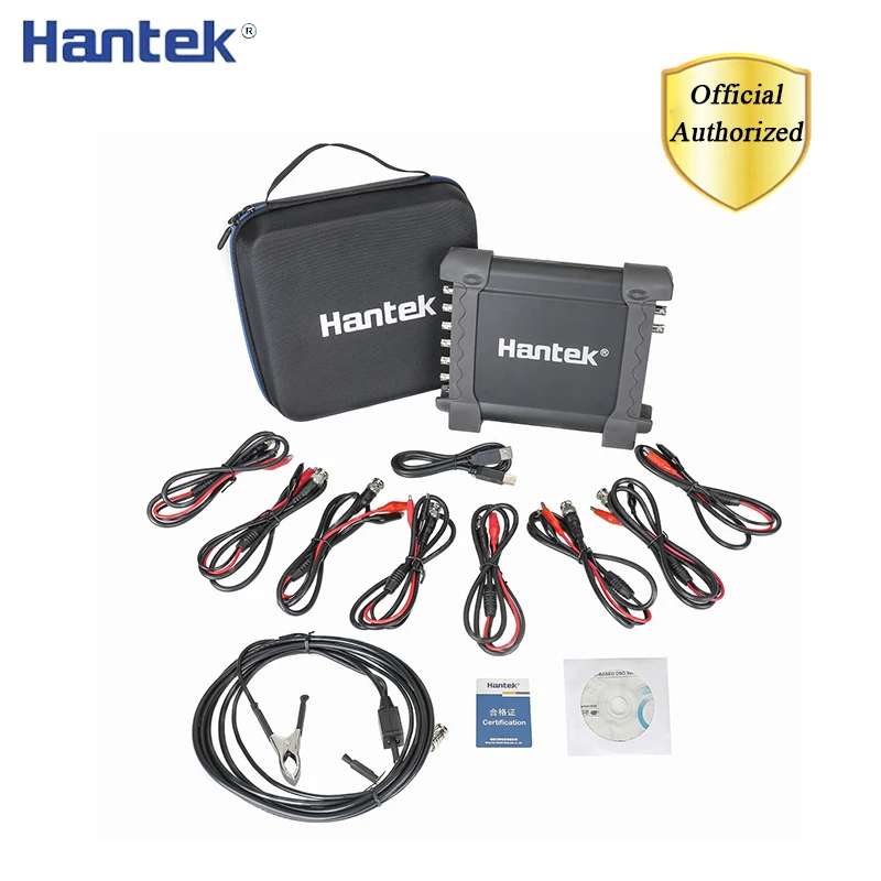 

Hantek 1008C 8CH Automotive Oscilloscope/DAQ/Programmable Generator Handheld USB Oscilloscopes with Auto Ignition Probe