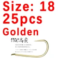 size 18 golden 25pcs