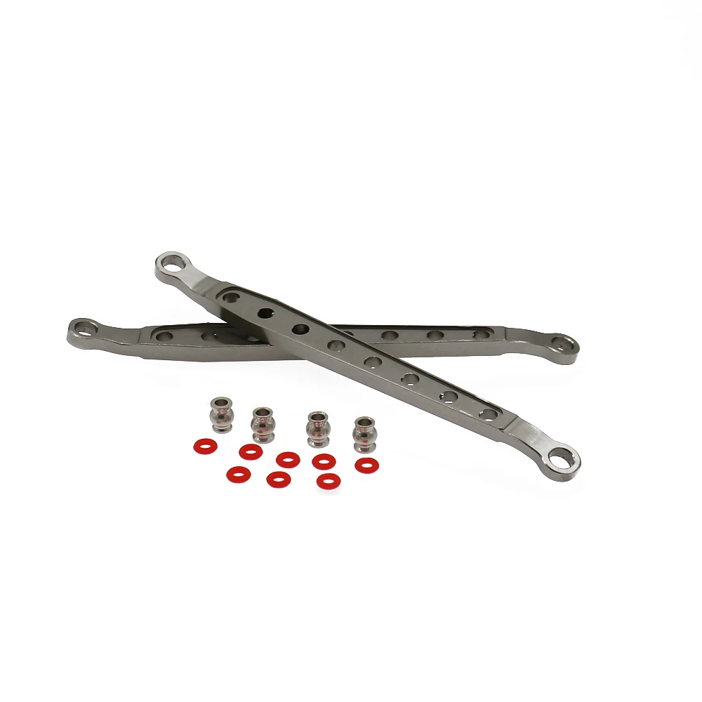 RCAWD-Juego de enlace inferior delantero/trasero de aleación Multicolor para coche de radiocontrol, 1/10, Axial Wraith Spawn AX90056, AX90045, AX90018, 2 uds.