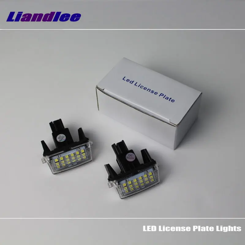 

Liandlee Car License Plate Lights For Toyota HighLander Kluger 2014 2015 Auto Number Frame Lamp Bulb LED Accessories