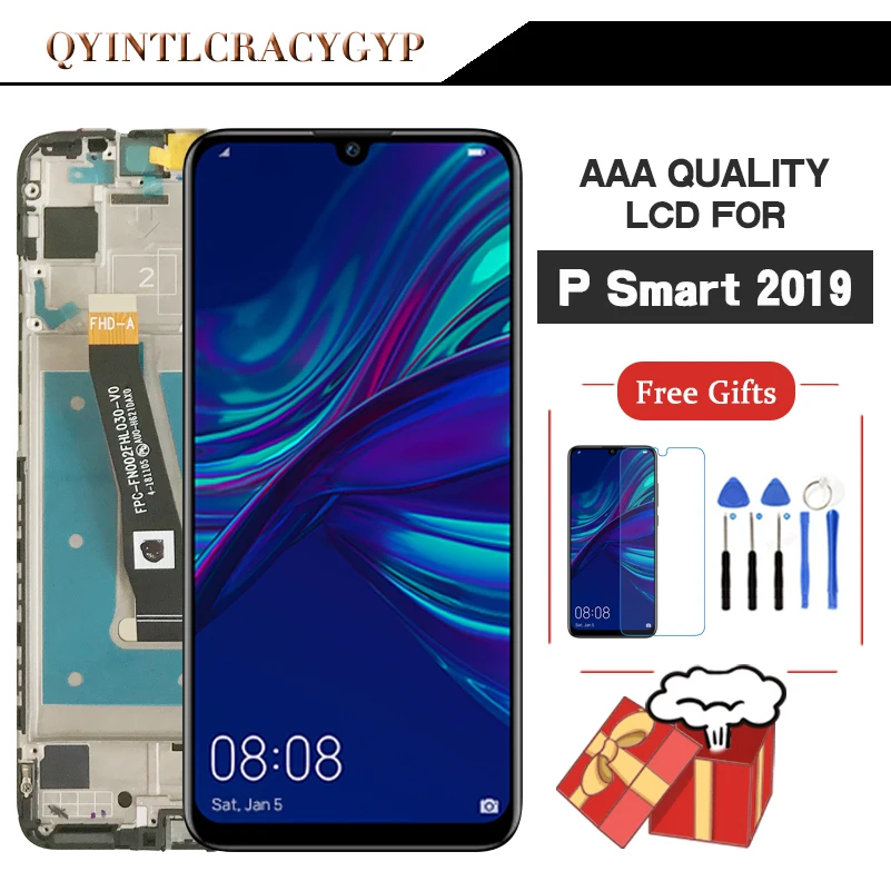 2340*1080 Original LCD With Frame For Huawei P Smart 2019 LCD Screen Display For P Smart 2019 Screen LCD POT-LX1 POT-L21 POT-LX3