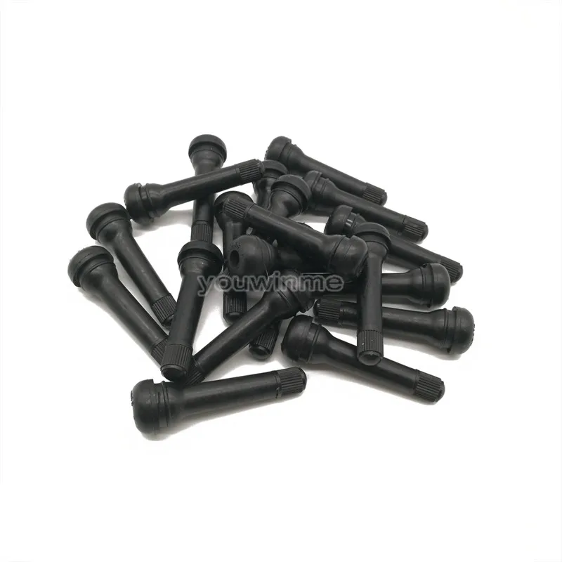 20pcs Wheel Tire Valve Stems TR412 TR413 TR414 TR415 TR418 Tubeless Snap-in Valve Wheels Rubber Tires Parts With Dust Caps