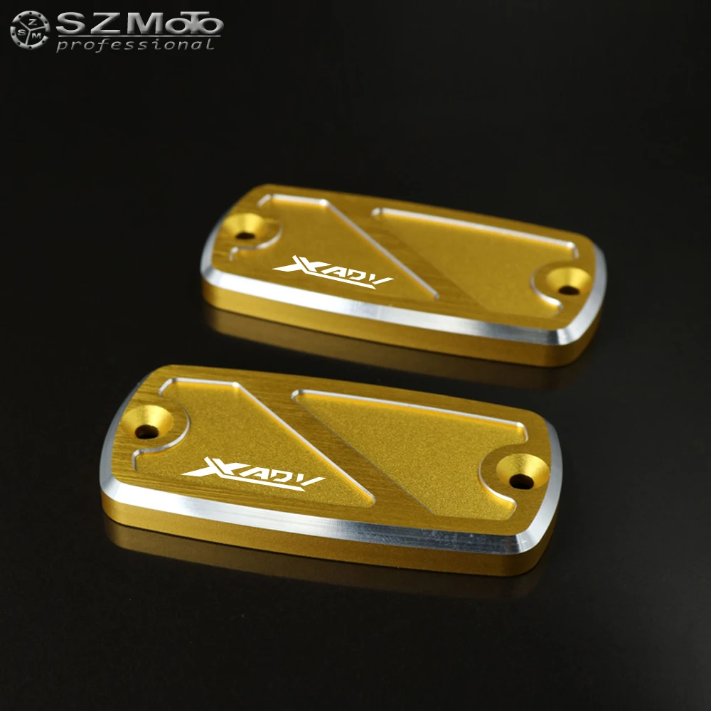 For HONDA X-ADV XADV 2017-2023 Aluminum Motorcycle Accessories Front / Rear Brake Master Cylinder Fluid Reservoir Cover Cap CNC