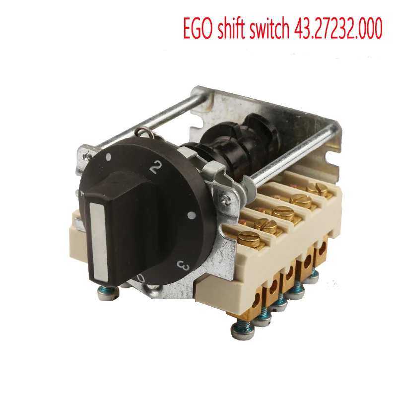 

250V 32A EGO Shift Switch Capillary Thermostat - 3-Phase 6 Gear Temperature Controller for Commercial Kitchen 43.27232.000