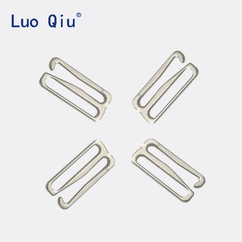 Luo Qiu Высокое качество 25 мм с покрытием серебра Тип 9 100 шт./лот металлическая пряжка зажимы для нижнего белья аксессуары для рукоделия