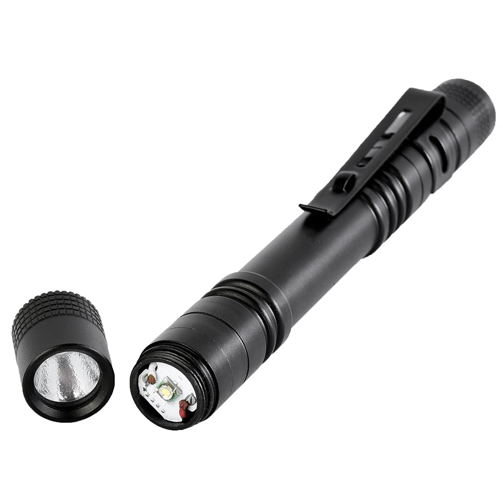 Z50 5pcs Pen Light Portable Mini LED Flashlight Torch  Q5 Flash Light Hugsby XP-2 500LM Hunting Lamp By AAA battery