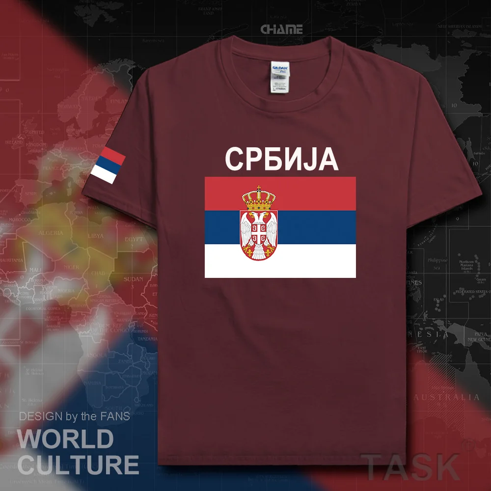 Serbia Serbian Serbs mens t shirts 2017 jerseys nation team tshirt 100% cotton t-shirt clothing tees country sporting SRB Srbija