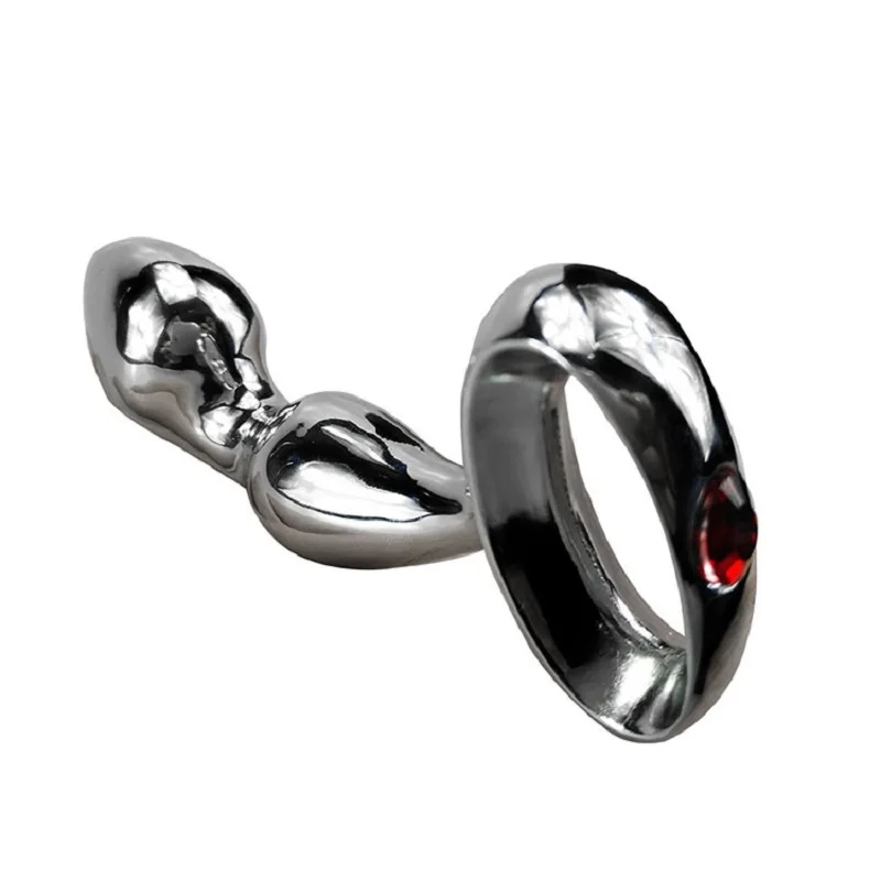 260g Dia 32mm Njoy Prostate Fun G-spot toy Chrome Plated Metal Anal Hook Butt Plug  Worx Luv Plug Adult Sex Massager Products