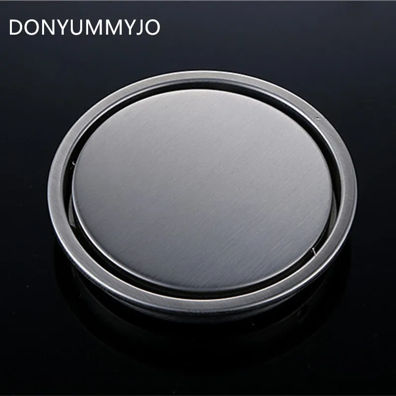 DONYUMMYJO 304 Stainess Steel Bathroom Floor Drain Round Grate Waste Drainer Floor Filler