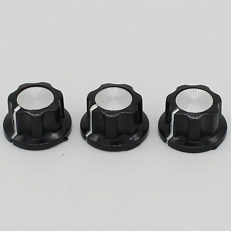 10pcs Bakelite knob Rotary Pot Switch Skirt knob, A01 D 20mm H 12mm Hole Diameter 6mm