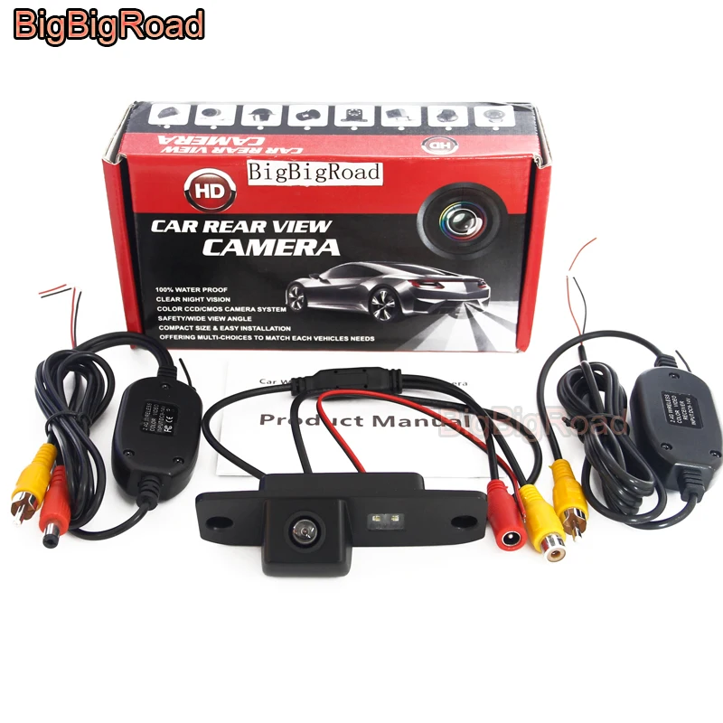 BigBigRoad Car Rear View CCD Camera For Hyundai Accentt Tucson Terracan Veracruz Elantra Sonata NF Parking Camera Night Vision