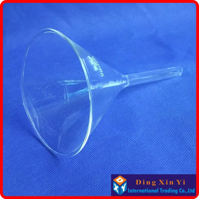 (8 pieces/lot) 90mm funnel,Laboratory glass triangle funnel,Diameter of 90 mm