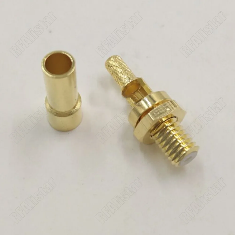 10 Pieces L5 Microdot 10-32 UNF Female Jack Connector For RG174 RG316 RG188 LMR100 Cable For Ultrasonic Flaw Detector