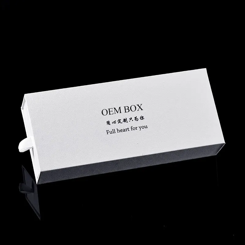 New Design White Paper Box Custom Design Print Your Own Logo Gift Case Customized Watch Packing Box