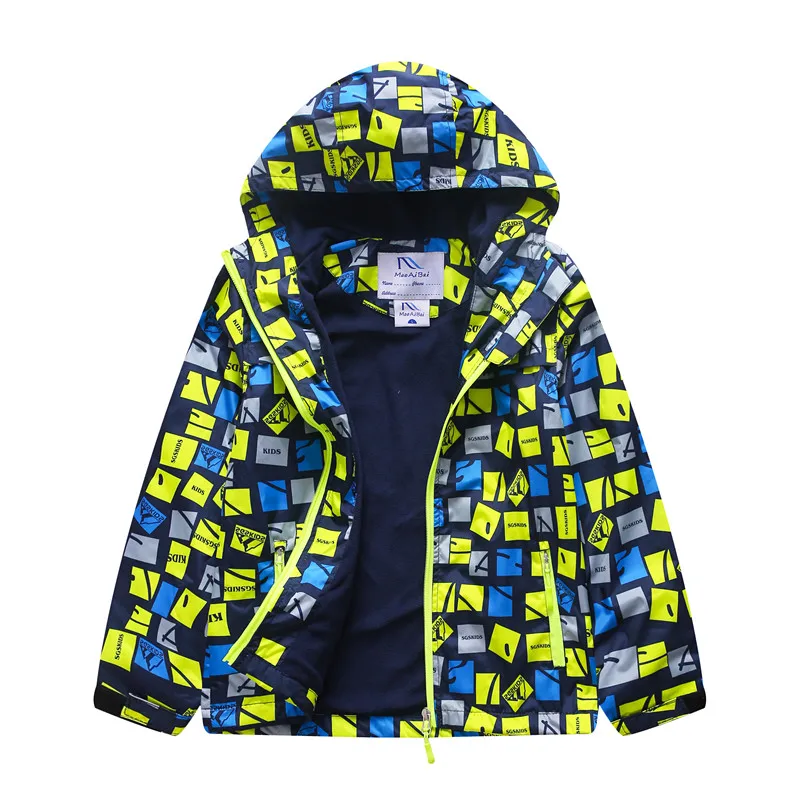 

New 2022 Spring Autumn Polar Fleece Children Outerwear Warm Sporty Kids Clothes Waterproof Windproof Boys Jackets For 4-12 T