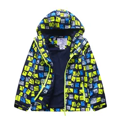 New 2022 Spring Autumn Polar Fleece Children Outerwear Warm Sporty Kids Clothes Waterproof Windproof Boys Jackets For 4-12 T