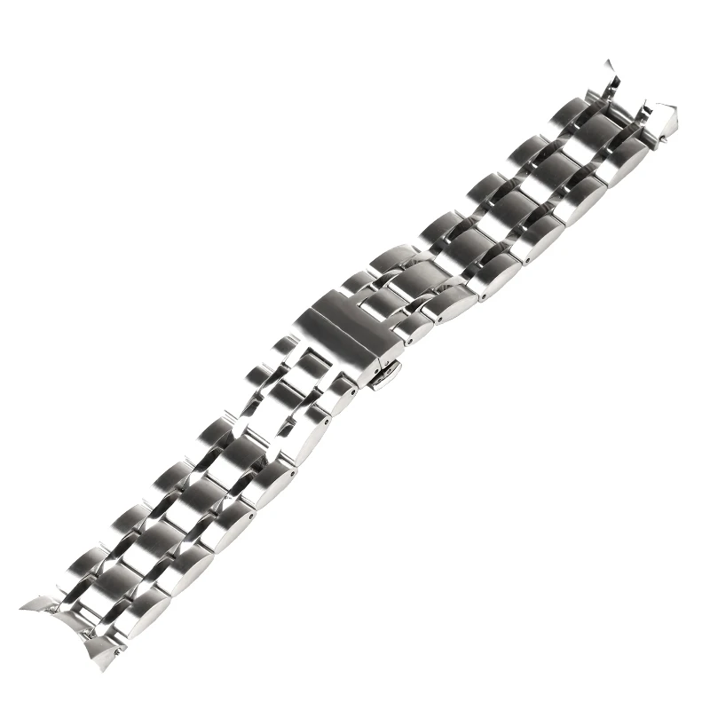 Curved End Stainless Steel Watchband for  Tissot  1853 Couturier T035  22mm 23mm 24mm Watch Band  Men\'s Strap Bracelet