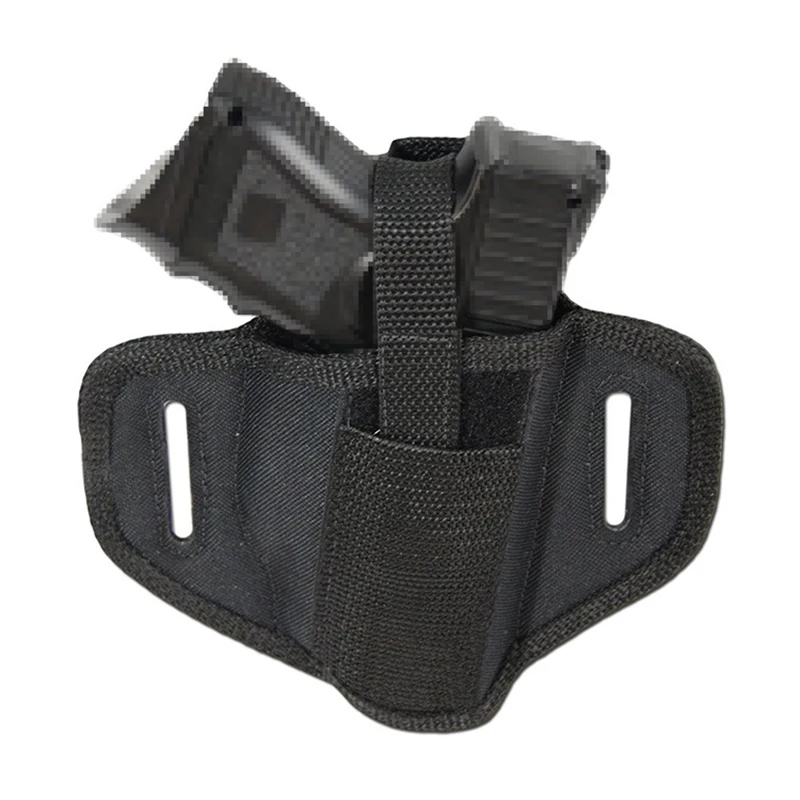 Nylon Handgun Belt Holster For Universal Compact Gun Tactical Left Right Hand Belt Holster Shooting Hunting Accessories