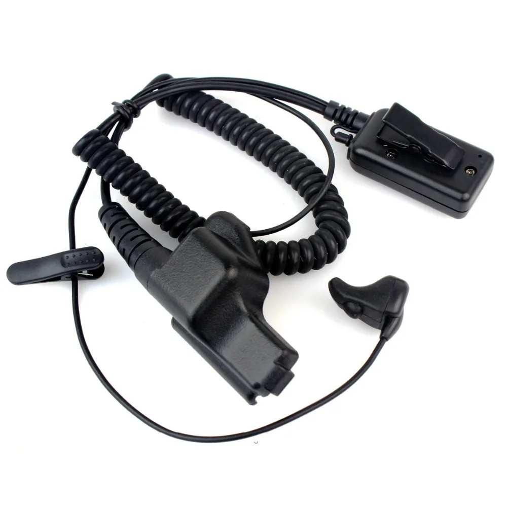 

walkie talkie Ear Vibration 2-in-1 Mic Earpiece Headset for Motorola Radios GP900 HT1000 XTS5000 XTS2500 two way radio