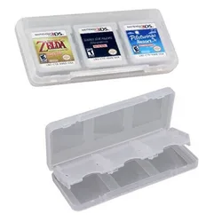 6in1 Clear Protective Hard Plastic Game Cards Storage Box Case Holder for Nintendo 2DS NDS NDSL NDSI New 3DS LL/XL 3DSXL 3DSLL