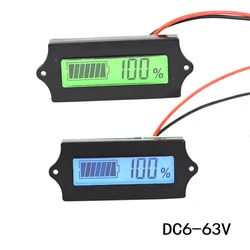 LCD Lithium iron phosphate Battery LiFePO4 Acid Lead Lithium Battery Capacity Indicator Digital Voltmeter Tester 12V  dropship