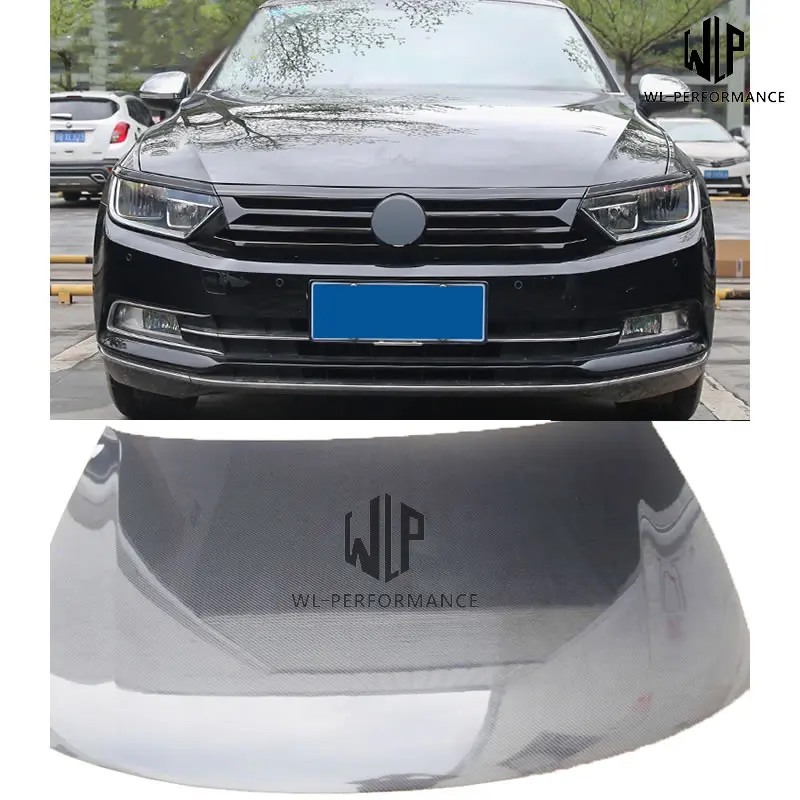 

VW High Quality Carbon Fiber Front Trunk Hood Bonnet Car Body Kit Fit For Volkswagen Passat Car Styling 2017-2019